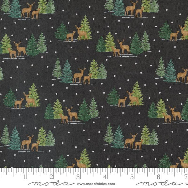 Woodland Winter Charcoal Black 56095 17 Moda #1 - Sewjersey.com