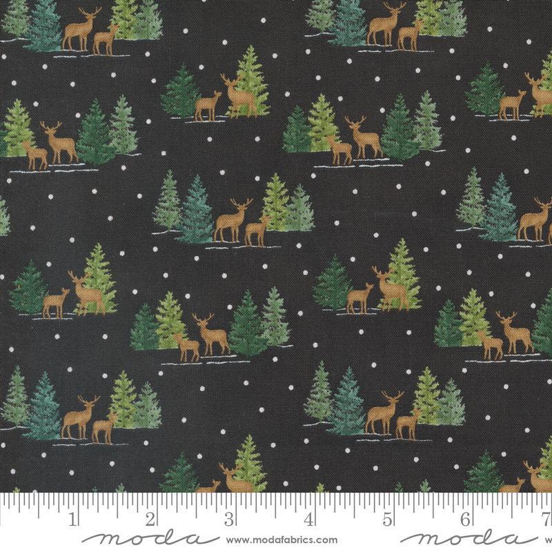 Woodland Winter Charcoal Black 56095 17 Moda