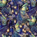 Timeless Treasures Lumiere Lantern Fairy Floral FLEUR-CD4351 MULTI