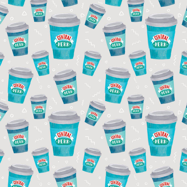 Camelot Friends - Coffee Cups Central Perk Fabric