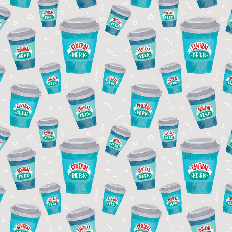 Camelot Friends - Coffee Cups Central Perk Fabric