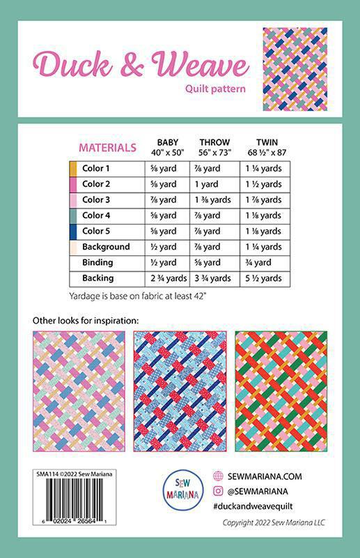 Duck and Weave G SMA 114 Sew Mariana
