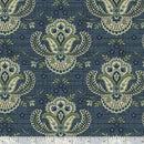 Marcus Fabrics Blue Palisades Crest R222069D NAVY