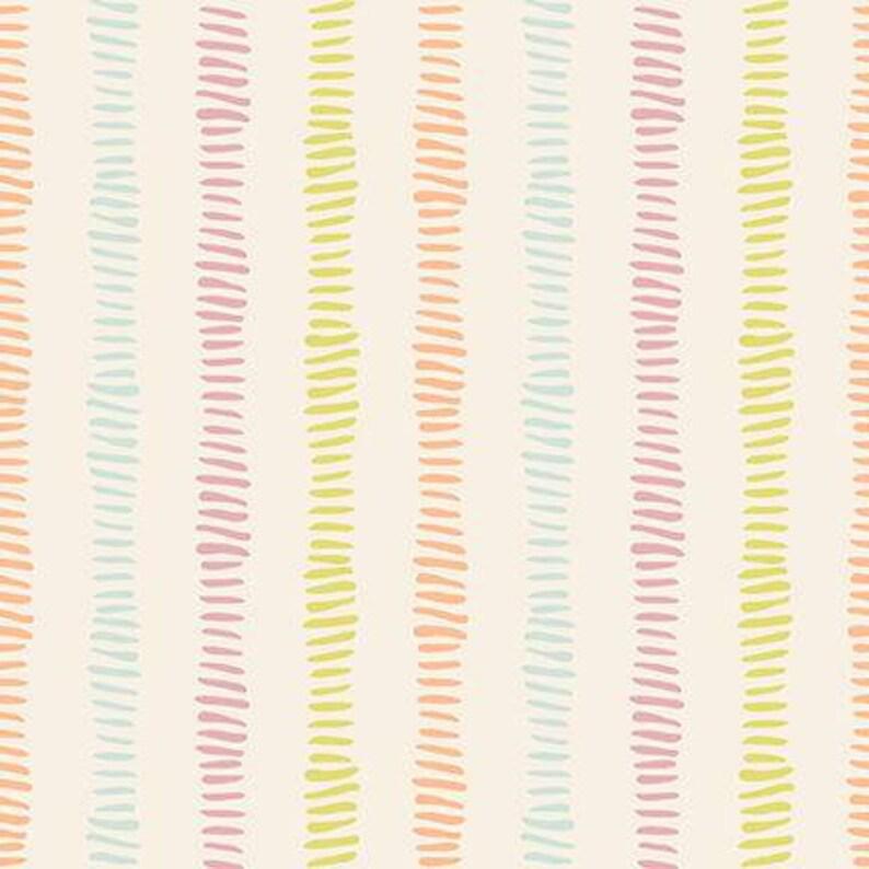 Studio e Safari Sunrise - White Dash Stripe - Multi - 5862 12