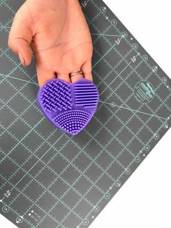 The Gypsy Quilter Mat Cleaning Pad Heart Shaped 3-1/4in x 1in