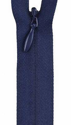 Coats and Clark Invisible Zipper Navy 20" - 22" (50-55 cm) F72/20-22/13 - Sewjersey.com