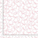 Timeless Treasures Fabric Tiny Dancer RIBBON BOWS FUN-CD4338  BOWS