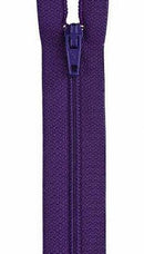 Coats and Clark All Purpose Polyester Zipper Purple 12" F72/12/98 - Sewjersey.com