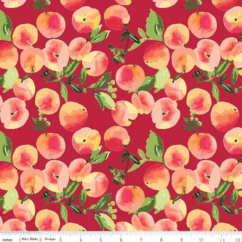 Riley Blake Designs Glohaven by Lila Tueller - Peaches Red - C9831-RED