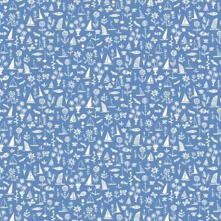 Liberty Fabrics The Riviera Collection - Sealife B - 01666455B - Sewjersey.com