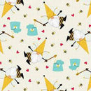 Studio e Honey Bee Gnomes by Lori Nawyn - 5668 44 Clearance Fabric - Sewjersey.com