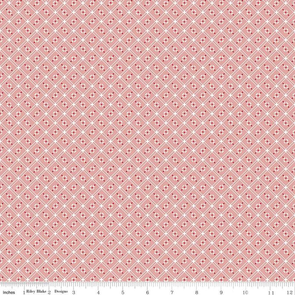 Riley Blake Designs Cook Book by Lori Holt - Linoleum Coral - C11765-CORAL