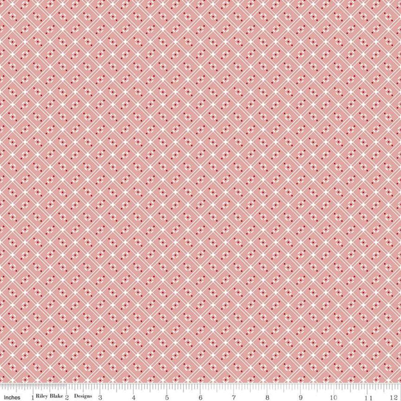 Riley Blake Designs Cook Book by Lori Holt - Linoleum Coral - C11765-CORAL