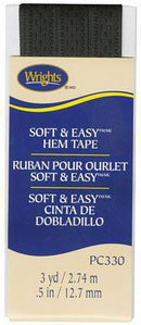 Soft And Easy Hem Tape Black Wrights 117 330 031 - Sewjersey.com
