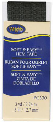 Soft And Easy Hem Tape Black Wrights 117 330 031 - Sewjersey.com