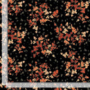 Imperial Bloom Fabric by Timeless Treasures METALLIC CHERRY BLOSSOM IMPERIAL-CM4378  BLACK