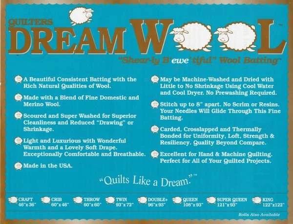 Quilters Dream Batting - Wool