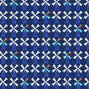 Cotton + Steel Fuwafuwa-san no Bokujo by Hitomi Osumi - Fusha - Navy - HO201-NA2 - Sewjersey.com