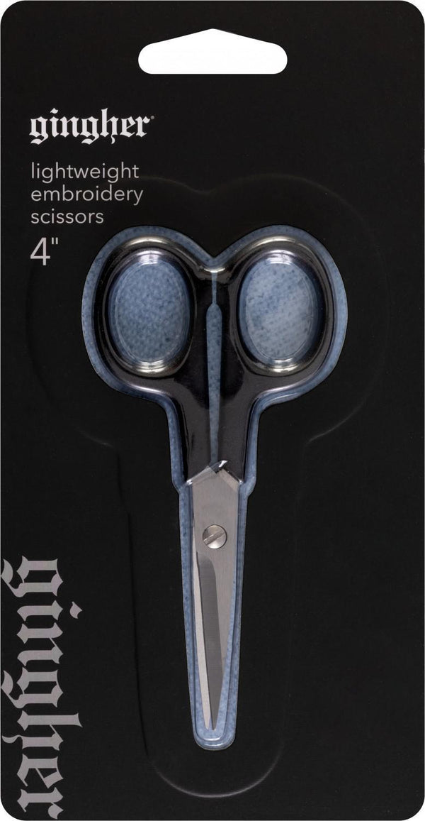 Gingher 4in Lightweight Embroidery Scissor - Sewjersey.com