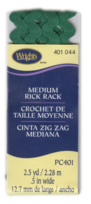 Medium Rick Rack 1/2inx2 1/2yds Emerald - Sewjersey.com