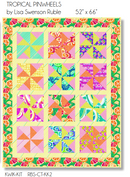 RB Studios Tropical Pinwheels Kwik Kit Quilt Kit RBS-CT-KK2 - Sewjersey.com