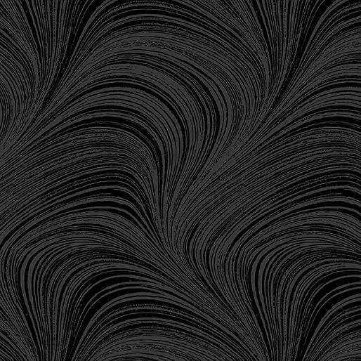 Wide Wave Texture Black