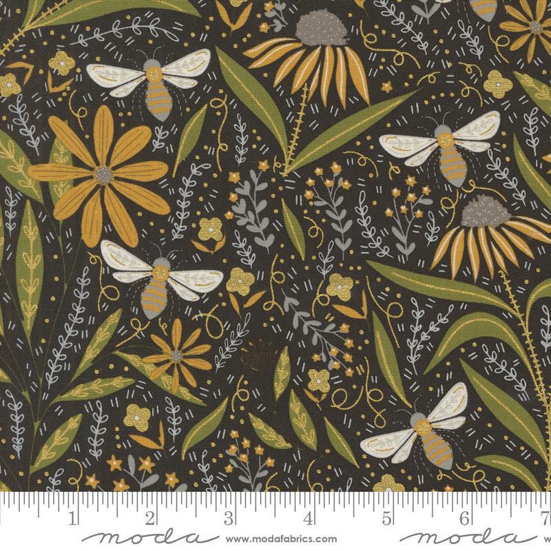 Moda Bee Garden Metallic Black 48410 21M