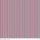 Riley Blake Designs Seasonal Basics by the RBD Designers - 1/8" Stripe Patriotic - C495 PATRIOTIC - Sewjersey.com