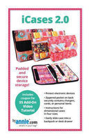 iCases 2.0 Pattern By Annie's PBA218-2 pattern front featuring cases for tablets of various sizes