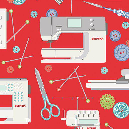 Bernina Logo Sewing Machine Fabric 3400B-15 - Sewjersey.com