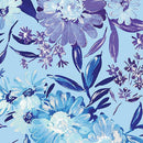 TWILIGHT BOUQUET LIGHT BLUE  By KANVAS STUDIO 12509P-50 - Sewjersey.com
