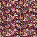 ME101-HP3M Myth + Dream - Dreamland - Haute Pink Metallic Fabric - Sewjersey.com