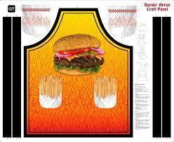 Sew & Go! Burger Apron Project Panel - Sewjersey.com