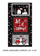 Benartex Winter Comfort Snowy Flannel Panel