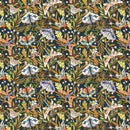 ME101-FN2M Myth + Dream - Dreamland - Forest Night Metallic Fabric - Sewjersey.com