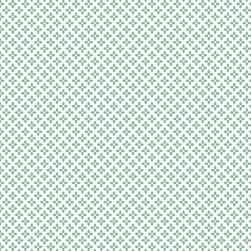 Spring Hill Farm Dot Diamond Mint/White 13253-41 - Sewjersey.com