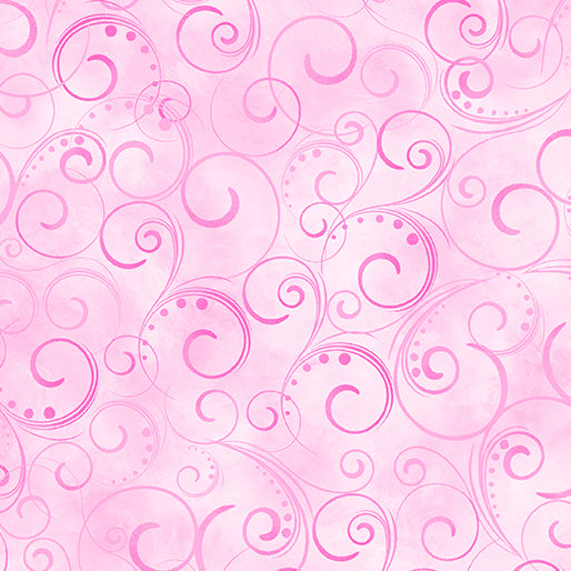 Benartex Wideback - Sewjersey.com Swirling Splendor Pink 9705W 01