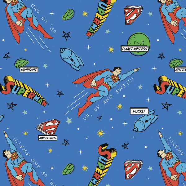 Superman Space in Doodle - Sewjersey.com