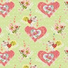 Benartex Be the Light Hearts Light Green 12998 40 Clearance Fabric