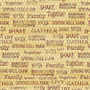 Spring Hill Farm Feedsack Words Yellow 13249-33 - Sewjersey.com