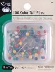 Dritz Color Ball Pin - Sewjersey.com