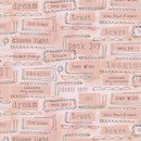 INSPIRATIONS PEACH Inspired Heart Benartex - Sewjersey.com