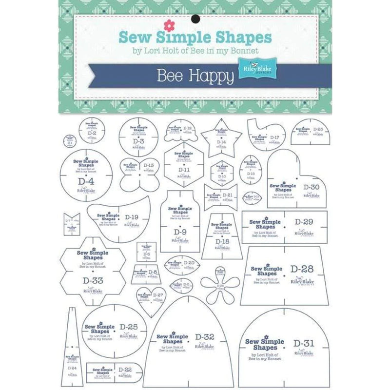 Bee Happy Sew Simple Shapes by Lori Holt - Sewjersey.com
