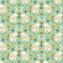 ME104-BL1M Myth + Dream - Strong As An Ox - Blue Light Metallic Fabric - Sewjersey.com