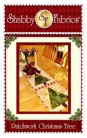 Patchwork Christmas Tree Tablerunner - Sewjersey.com