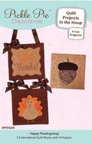 Happy Thanksgiving Pickle Pie Designs - Sewjersey.com