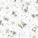 Michael Miller Snow Prince Blue - Sewjersey.com