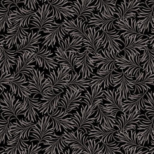 BOUGHS OF BEAUTY BLK/CHARCOAL  By KANVAS STUDIO - Sewjersey.com