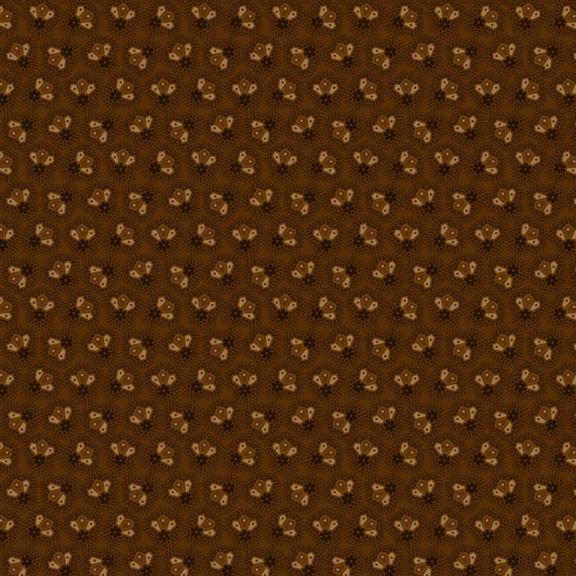 Lilys Locket PRETTY FANS R170547  BROWN - Sewjersey.com