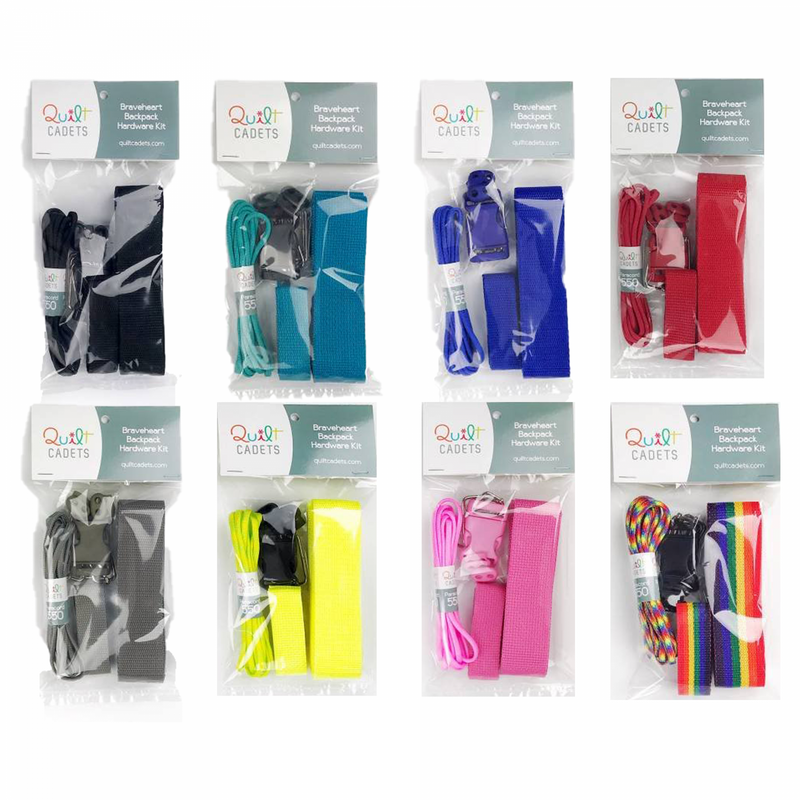 Quilt Cadets Braveheart Backpack Hardware Kit - Sewjersey.com